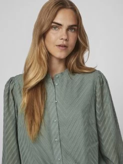 Vila Overhemden Blouse Dames Lichtgroen 15 Vila Overhemden Blouse Dames Lichtgroen -Vila be479e9657f698cdb11a14d3c1ea7211