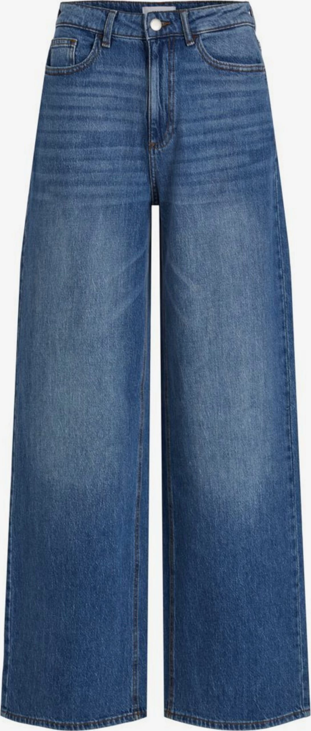 Vila Wide Leg Wide Leg Jeans Dames Blauw 3 Vila Wide Leg Wide Leg Jeans Dames Blauw