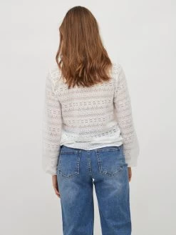 Vila Kanten Blouses Blouse CHIKKA Dames Wit -Vila bee72cd5322d9b315d4b29a797039a00