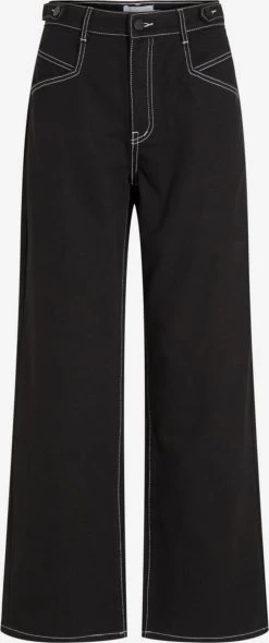 Vila Wide Leg Wide Leg Jeans Dames Zwart
