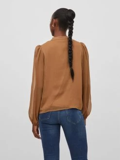 Vila Blouseshirts Blouse Maddie Dames Karamel 12 Vila Blouseshirts Blouse Maddie Dames Karamel -Vila bf4f9b61909b9691c7370752e17f2df5