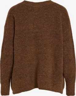 Vila Vesten Gebreid Vest Epaline Dames Bruin -Vila bf57cb62c47bea7682cfc466eb6acc0b