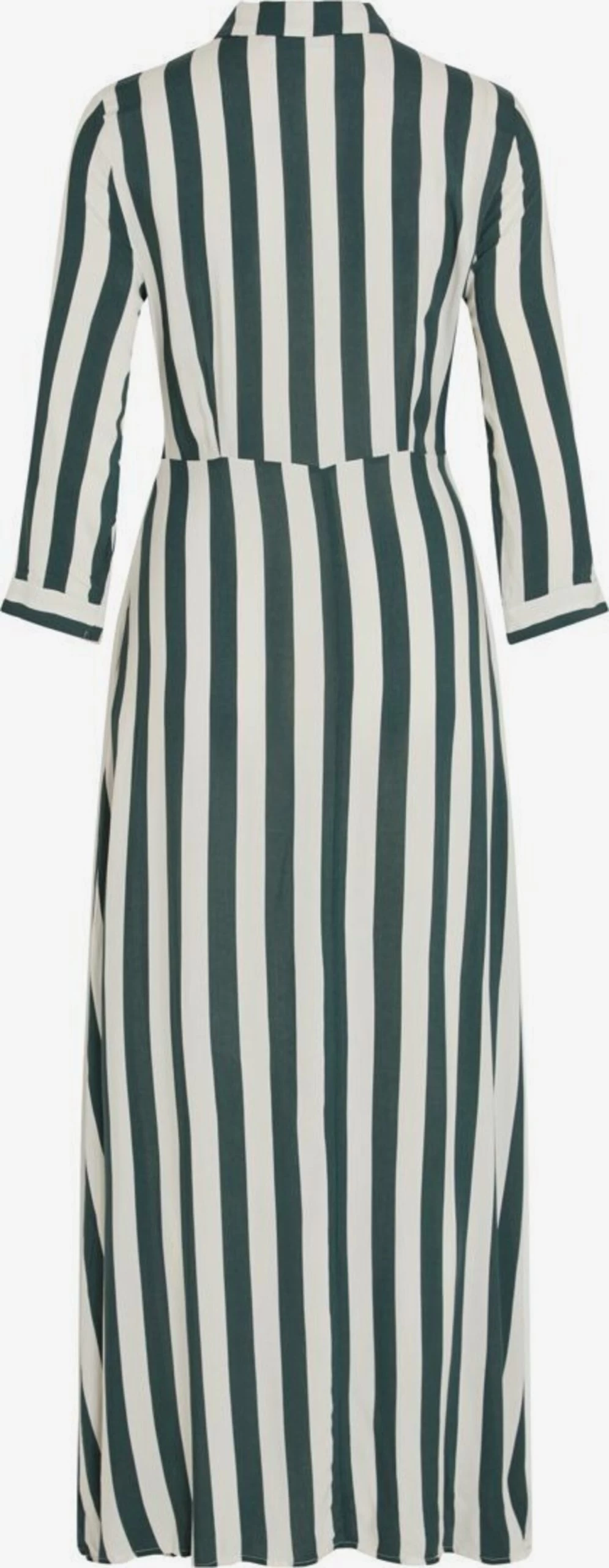Vila Maxi Jurken Jurk Dames Donkergroen / Wit 4 Vila Maxi Jurken Jurk Dames Donkergroen / Wit - Afbeelding 2