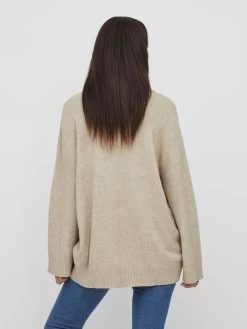 Vila Coltruien Trui Ril Dames Beige -Vila c073807df11a8abb31a1858b382771b0