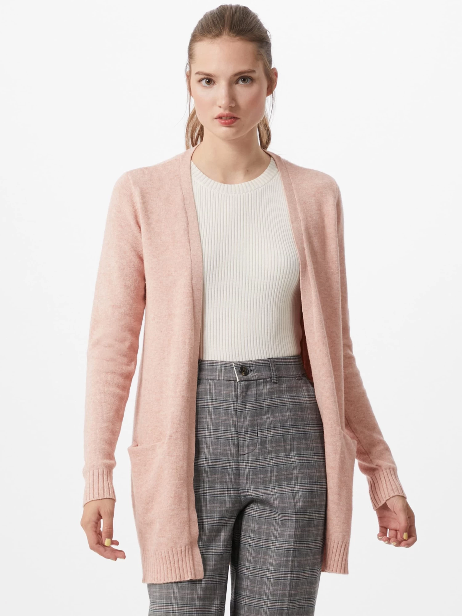 Vila Vesten Gebreid Vest Ril Dames Oudroze 4 Vila Vesten Gebreid Vest Ril Dames Oudroze - Afbeelding 2