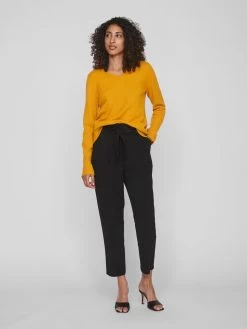 Vila Basic Truien Trui Ril Dames Goudgeel -Vila c0d58b7cf7e8d811533ed8b6a9ed6b4e