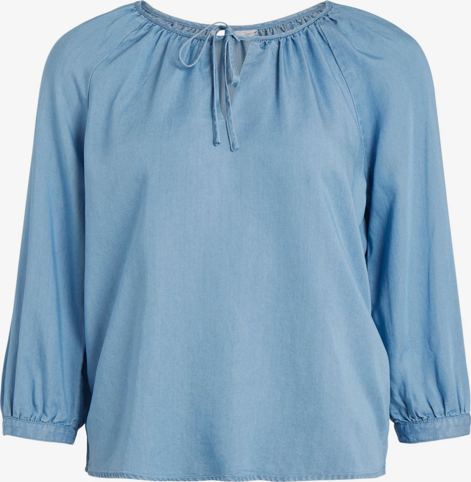 Vila Blouses Met Korte Mouw Blouse Tinka Dames Blauw 3 Vila Blouses Met Korte Mouw Blouse Tinka Dames Blauw