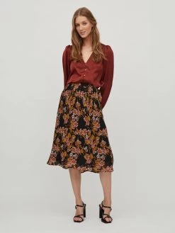 Vila Blouses & Tunieken Blouse Dames Roestrood -Vila c2249559aa3aad0db093d8dafbd706b9