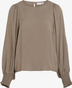 Vila Blouseshirts Blouse Bana Dames Ombergrijs