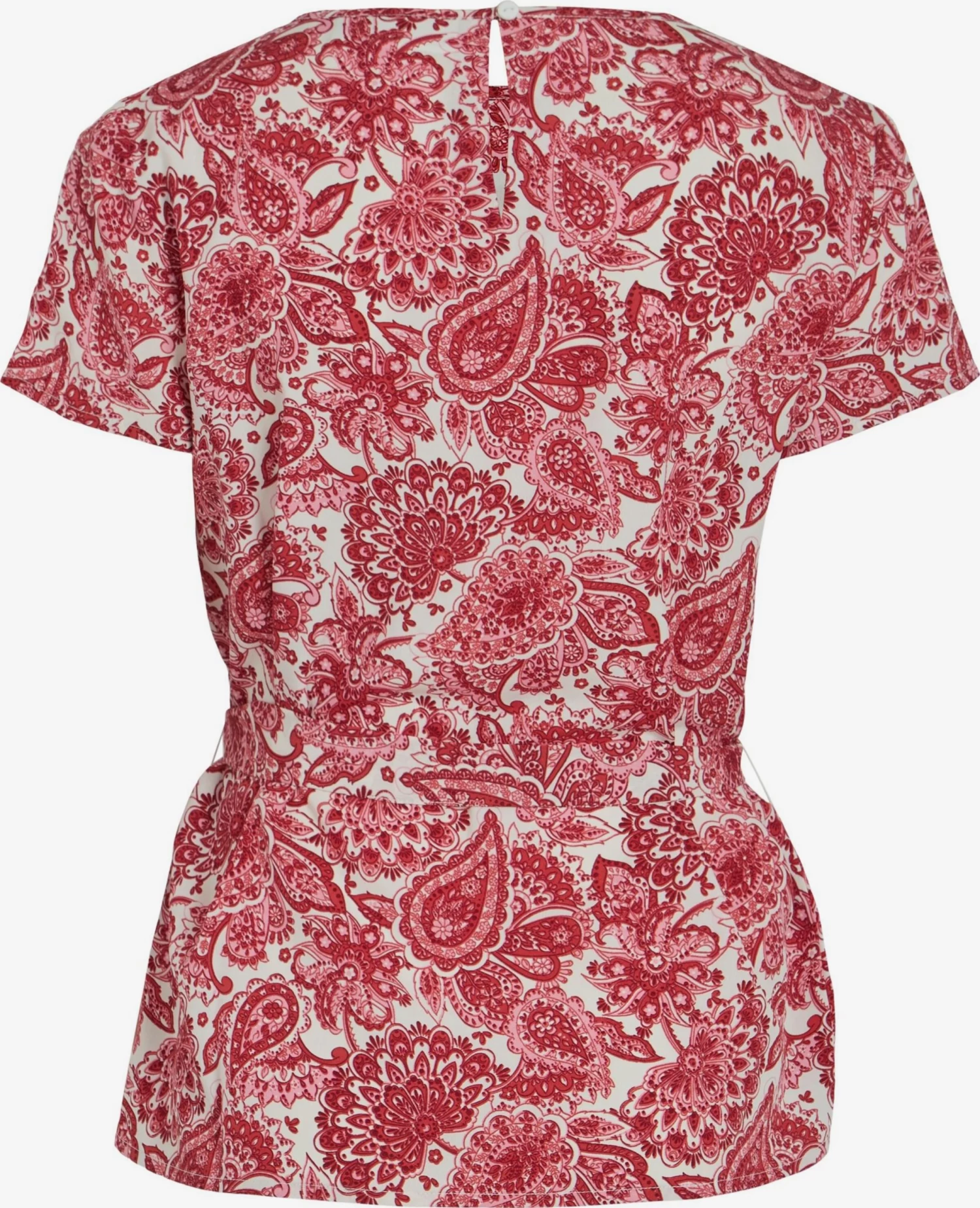 Vila Blouses Met Korte Mouw Blouse GRAF Dames Rood 4 Vila Blouses Met Korte Mouw Blouse GRAF Dames Rood - Afbeelding 2