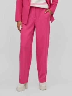 Vila Chinos Loosefit Chino Kamma Dames Fuchsia -Vila c2e25e39fa4f3ce5674636a2c17814d9