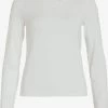 Vila Longsleeves Shirt EMILIE Dames Wit -Vila c365bd202dd9c1f3344a2833b594031e
