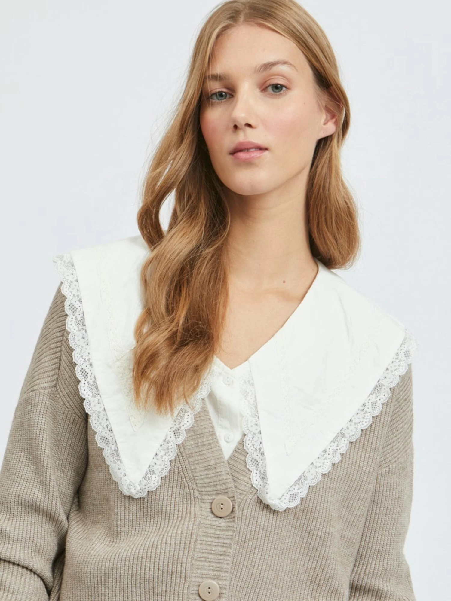 Vila Vesten Gebreid Vest Viril Dames Beige 7 Vila Vesten Gebreid Vest Viril Dames Beige - Afbeelding 5