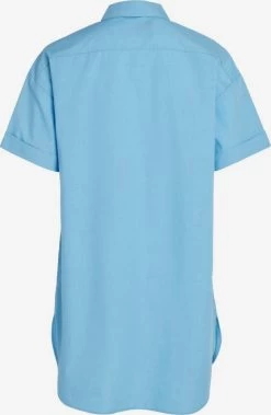 Vila Lange Blouses Blouse Dames Blauw -Vila c3b24047d2ff4ad97142901089945e1d