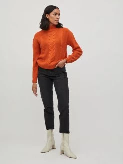 Vila Coltruien Trui Dames Oranje -Vila c3c76e7f12803a7165e17e75e1bff224