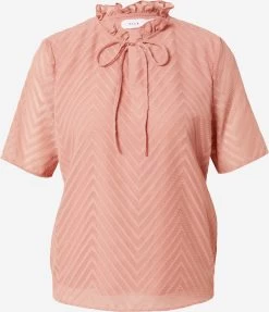 Vila Blouses Met Korte Mouw Blouse Michelle Dames Oudroze