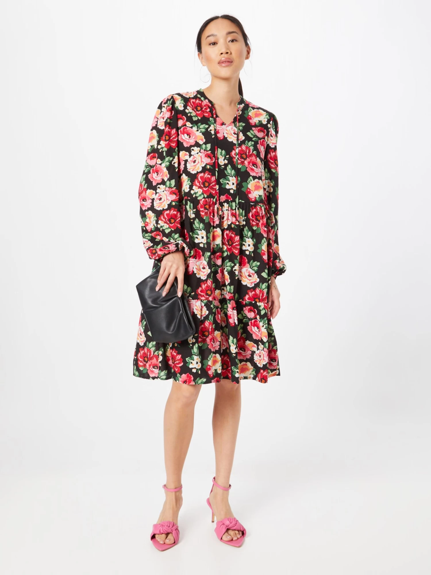 Vila Blousejurken Blousejurk LULA Dames Zwart 7 Vila Blousejurken Blousejurk LULA Dames Zwart - Afbeelding 5