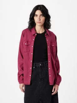 Vila Spijkerblouses Blouse BISTA Dames Wijnrood 9 Vila Spijkerblouses Blouse BISTA Dames Wijnrood -Vila c43eafdcc769ff23620fb4de22d50b12