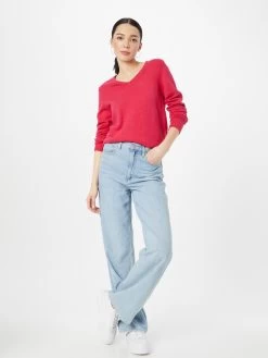 Vila Basic Truien Trui Ril Dames Framboos -Vila c4c0d3d6290b8f177e0a8d5cd55ed889