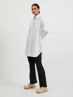 Vila Lange Blouses Blouse Gimas Dames Natuurwit -Vila c4c8d602583a749192538b246b1152f6