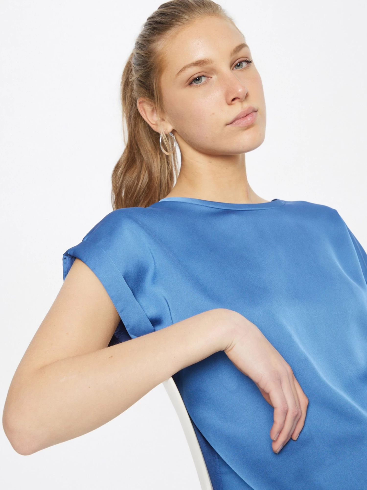 Vila T-shirts Shirt VIELLETTE Dames Saffier 4 Vila T-shirts Shirt VIELLETTE Dames Saffier - Afbeelding 2