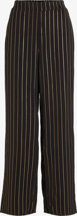 Vila Pantalons Loosefit Broek Dames Zwart