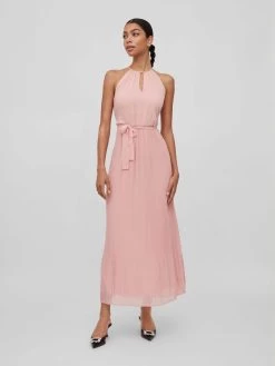 Vila Maxi Jurken Zomerjurk Dames Pink -Vila c5633abbc608ac5ba54157533e49364d