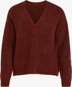 Vila Vesten Gebreid Vest Jamina Dames Roestrood
