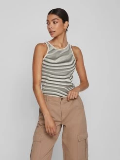 Vila Tanktops Top Abeni Dames Crème -Vila c6b9b8eaa5974f2b8e74e58464150451