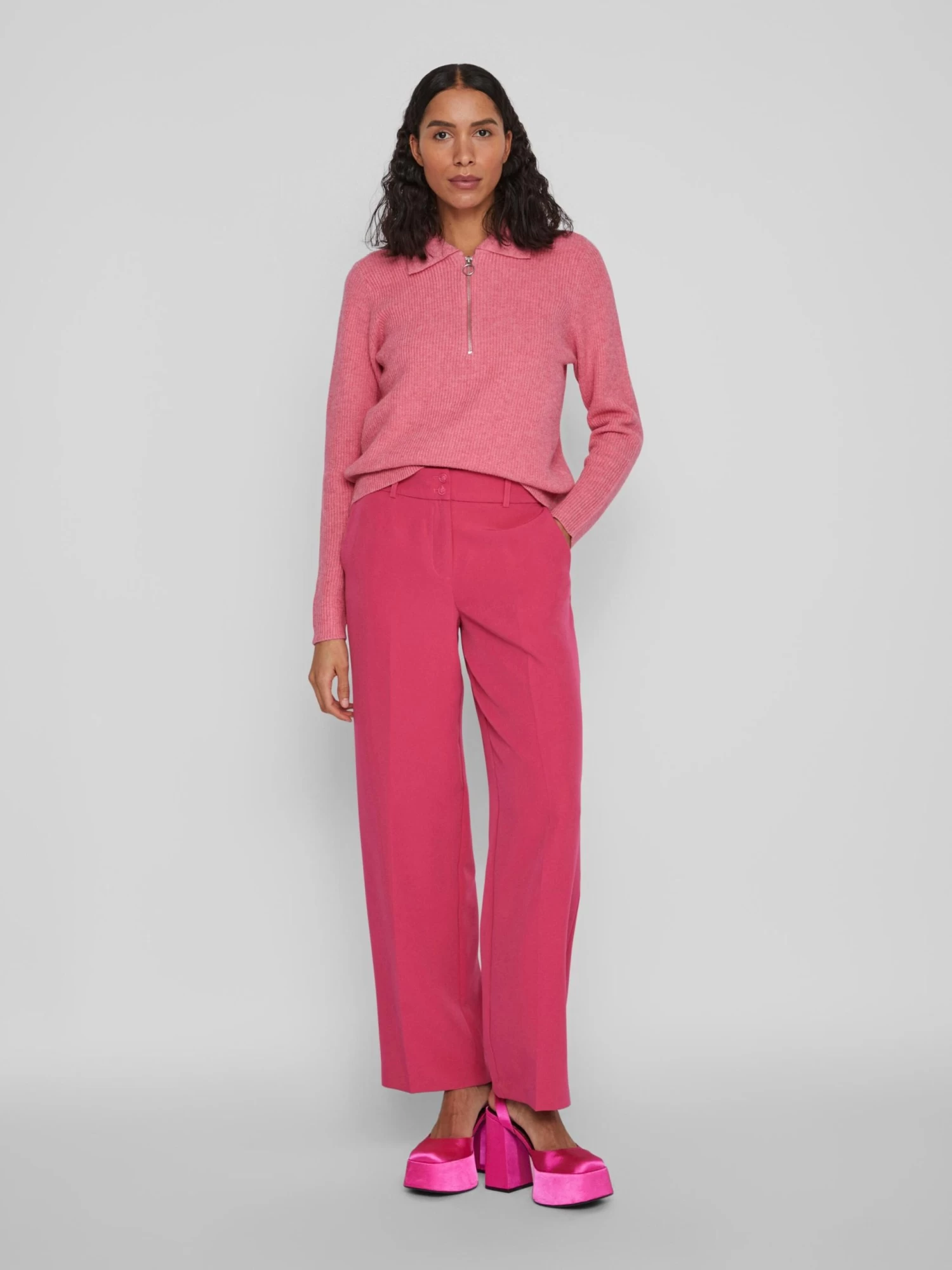 Vila Coltruien Trui Dames Rosa 7 Vila Coltruien Trui Dames Rosa - Afbeelding 5