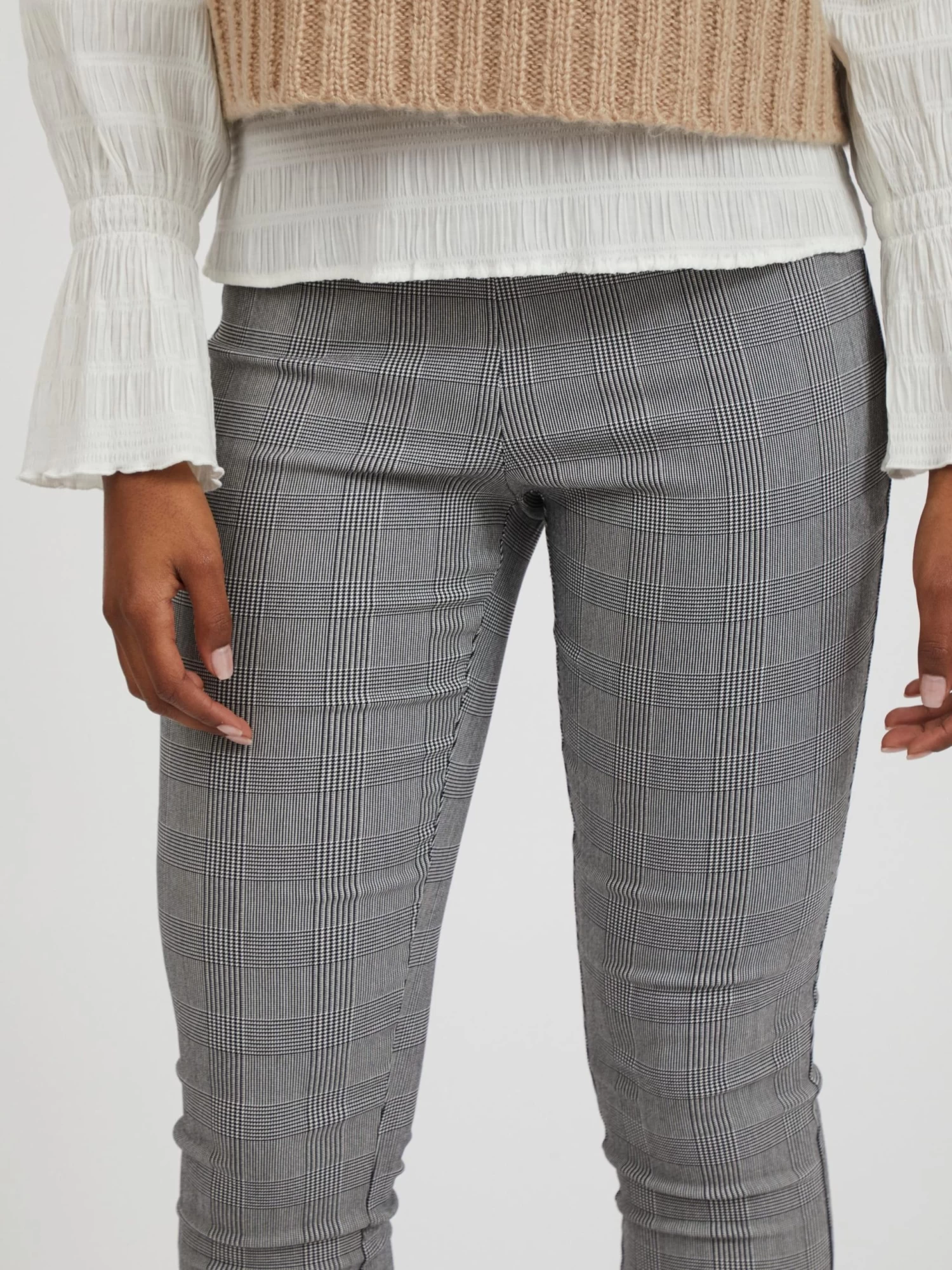 Vila Broeken Skinny Leggings Laura Lou Dames Grijs 8 Vila Broeken Skinny Leggings Laura Lou Dames Grijs - Afbeelding 6