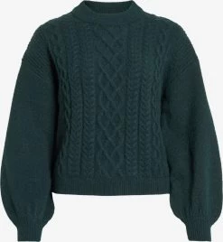 Vila Basic Truien Trui Chinti Dames Donkergroen