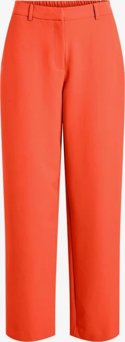 Vila Pantalons Regular Broek Kammas Dames Oranje