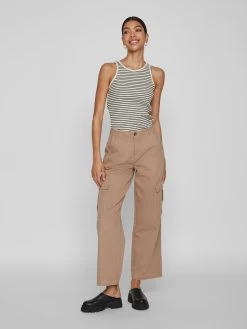 Vila Tanktops Top Abeni Dames Crème -Vila c982c87229e790b8782b91e839118c0d