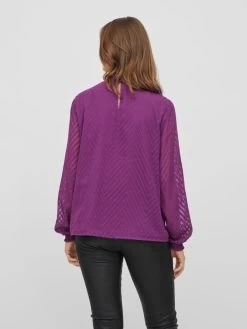 Vila Blouseshirts Blouse Dames Lila -Vila cc69141af04b0c1970af2f8275938e08