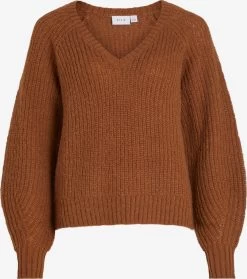 Vila Basic Truien Trui Chinti Dames Karamel