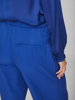 Vila Bandplooibroeken Wide Leg Bandplooibroek Kuga Dames Royal Blue/koningsblauw -Vila cce8ad2ad9c0152a021840bb20faa4de