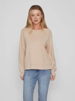 Vila Sweatshirts Sweatshirt Dames Beige 11 Vila Sweatshirts Sweatshirt Dames Beige -Vila ce8d33ffbdd728f9d0430576ab199593