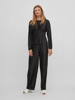 Vila Blouseshirts Blouse MIRRA Dames Zwart -Vila cedf737e093ae6706e5dea78399eaf8d