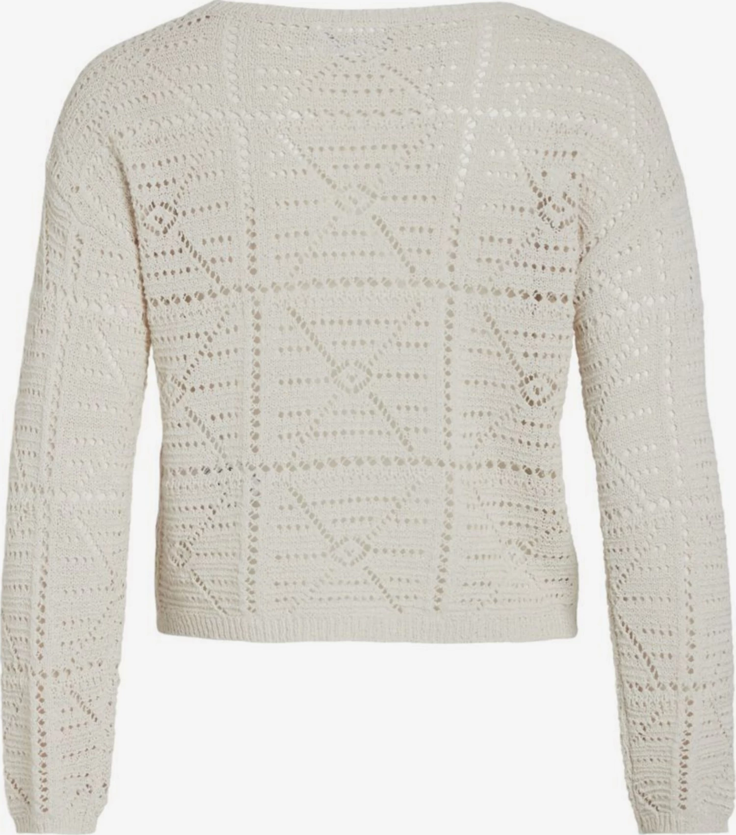 Vila Fijngebreide Truien Trui Dames Beige 4 Vila Fijngebreide Truien Trui Dames Beige - Afbeelding 2