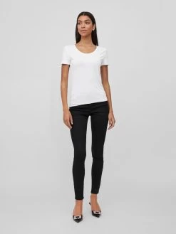 Vila T-shirts Shirt DAISY Dames Wit -Vila cfca2b1cfe45444278408884ade337ab