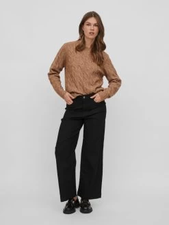 Vila Fijngebreide Truien Trui Ella Dames Lichtbruin 12 Vila Fijngebreide Truien Trui Ella Dames Lichtbruin -Vila d0710aae4c6220949bc26d20a94dd888