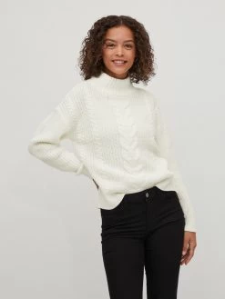 Vila Coltruien Trui Dames Wit -Vila d0ab12be26a8781c269a81225fc51c15