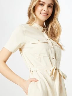 Vila Blousejurken Blousejurk BISTA Dames Beige -Vila d0be364e188c265ad28a401310bc028f