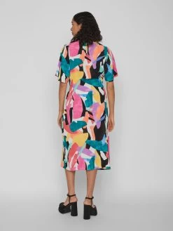 Vila Midi Jurken Jurk Baila Dames Gemengde Kleuren -Vila d0f977b595b2cb336ca1be7baecbc508