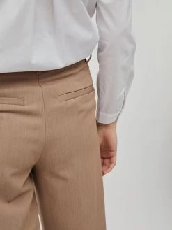 Vila Pantalons Loosefit Broek Dames Lichtbruin -Vila d13f0ea832c5e9cc8cb24c455534777a