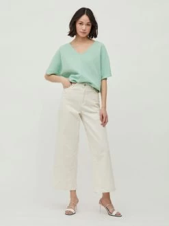 Vila T-shirts Shirt Dames Groen -Vila d1e7818e9dedea294bdc7eb2e42599af