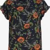 Vila Blouses Met Korte Mouw Blouse Cilly Dames Donkerblauw -Vila d27fdbf32b124119c58c9ebeb4a92bc0
