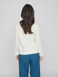 Vila Basic Truien Trui CHOI Dames Wit -Vila d2e200d39bc076fd4542d850c1e3b848