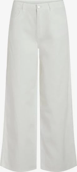 Vila Wide Leg Wide Leg Jeans Widey Dames Wit